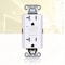 Faith Self-Test 20A TR GFCI Outlet Receptacle w/ Wall Plate, White, PK 10 GLS-20ATR-WH-10 - alternate 7